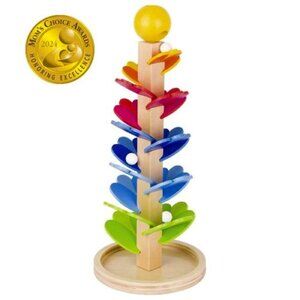 NWT Goki Pagoda Wooden Marble Game